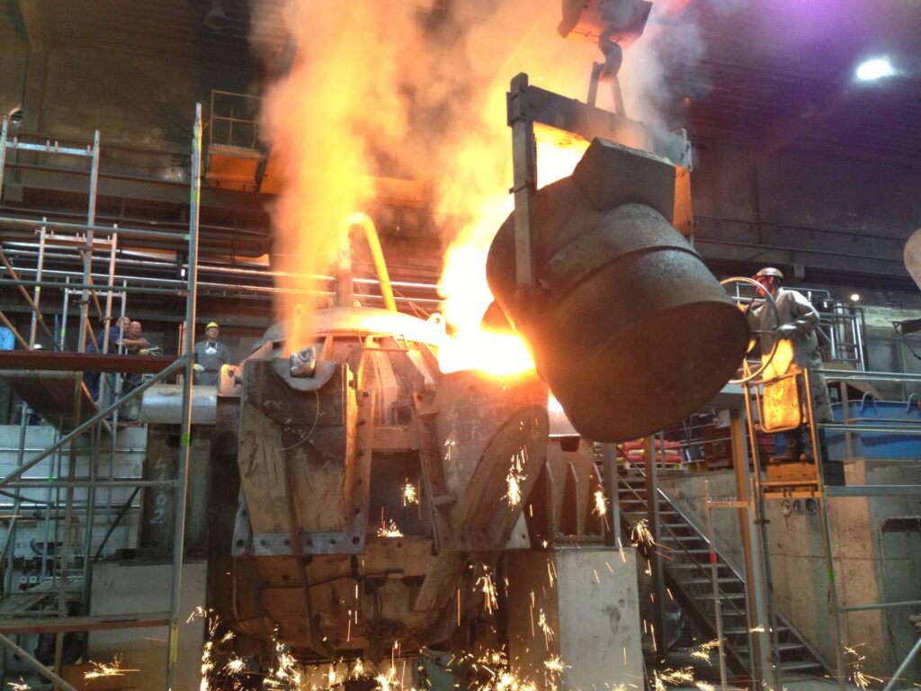 Induktionsofen Warmhalteofen ABP ASEA ABB LFR30