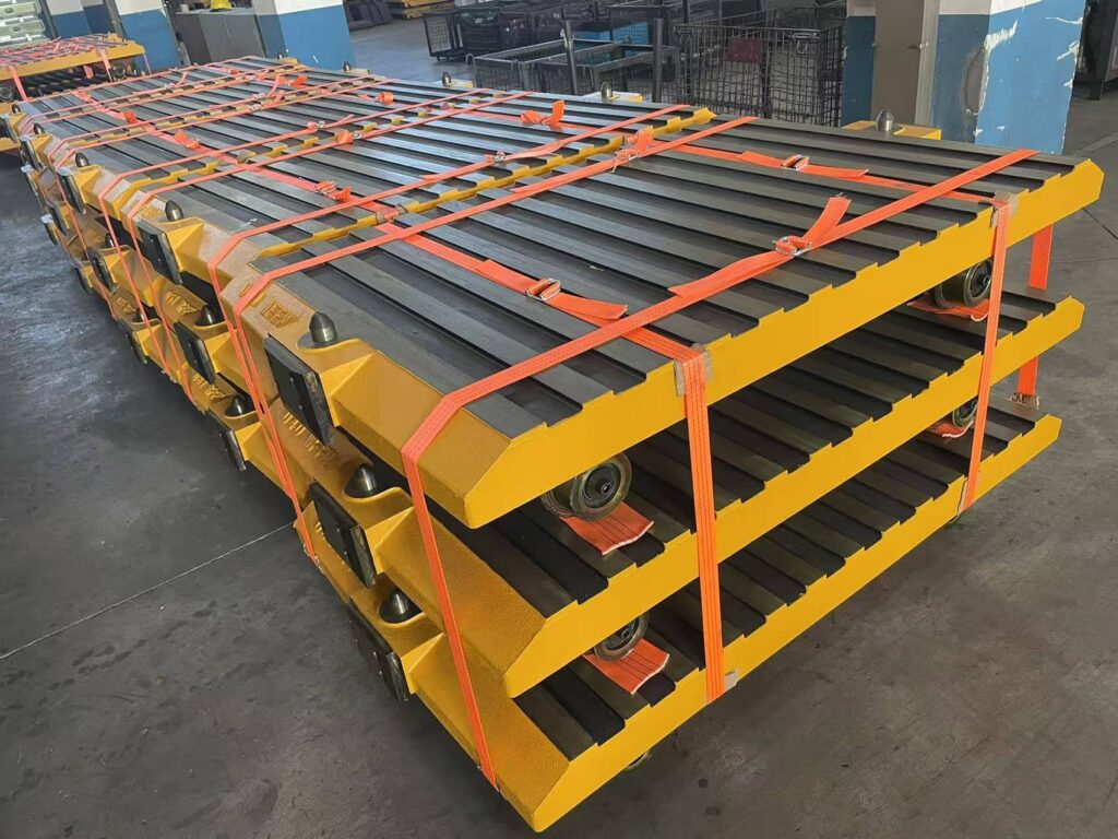 Pallet Cars for Horizontal moulding line